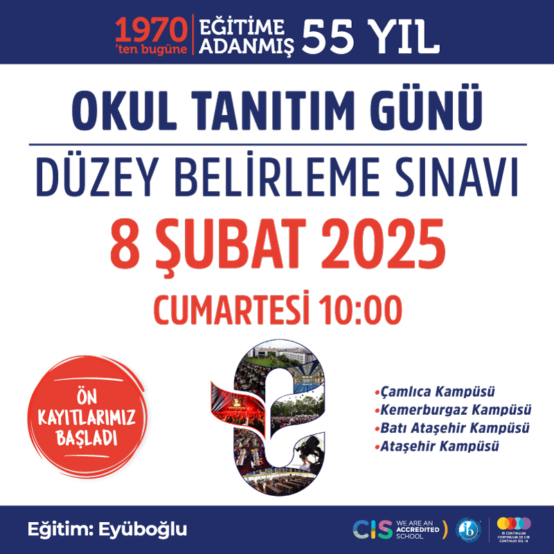 Eyüboğlu Eğitim Kurumları Düzey Belirleme Sınavı